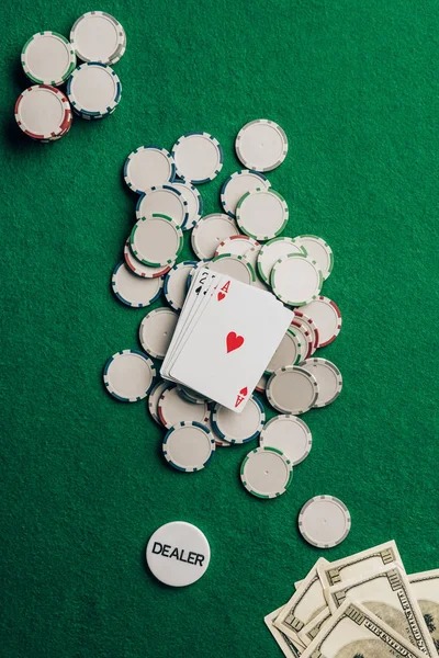 Dice game interface showing roll results and payout zones